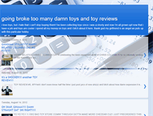 Tablet Screenshot of goingbroketoomanydamntoys.blogspot.com