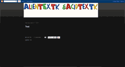Desktop Screenshot of alientechs.blogspot.com