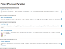 Tablet Screenshot of pennypinchingparadise.blogspot.com