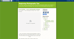 Desktop Screenshot of beginning-photographytips.blogspot.com