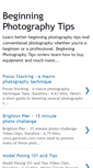 Mobile Screenshot of beginning-photographytips.blogspot.com