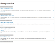 Tablet Screenshot of dunlopatvtires.blogspot.com
