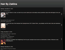 Tablet Screenshot of hairbyzaklina.blogspot.com