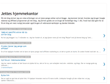 Tablet Screenshot of jetteshjemmekontor.blogspot.com