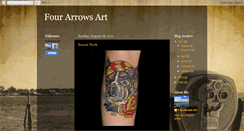 Desktop Screenshot of fourarrowsart.blogspot.com