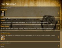 Tablet Screenshot of fourarrowsart.blogspot.com