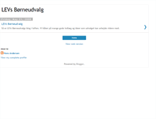 Tablet Screenshot of levsboerneudvalg.blogspot.com