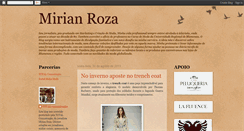 Desktop Screenshot of mirianroza.blogspot.com