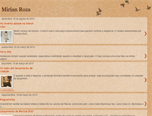 Tablet Screenshot of mirianroza.blogspot.com