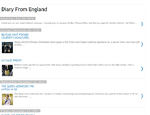Tablet Screenshot of diaryfromengland.blogspot.com