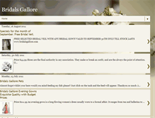 Tablet Screenshot of bridalsgallore.blogspot.com