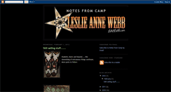 Desktop Screenshot of notesfromcamp.blogspot.com