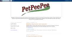 Desktop Screenshot of petpeepee.blogspot.com