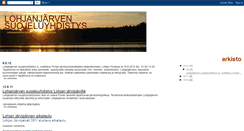 Desktop Screenshot of lohjanjarvi.blogspot.com