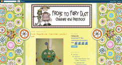 Desktop Screenshot of frogstofairydustchildcare.blogspot.com