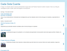 Tablet Screenshot of gotasquecuentan.blogspot.com