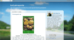 Desktop Screenshot of kartyaknaponta.blogspot.com