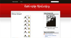 Desktop Screenshot of entropia-sistemica.blogspot.com