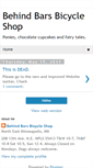 Mobile Screenshot of behind-bars-bicycle-shop.blogspot.com