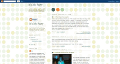 Desktop Screenshot of itsmypartyand.blogspot.com