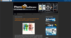 Desktop Screenshot of phonespysoftware.blogspot.com