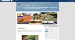 Desktop Screenshot of biltongboer.blogspot.com