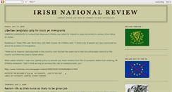 Desktop Screenshot of irishnationalreview.blogspot.com