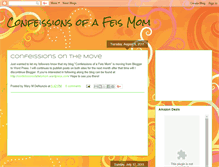 Tablet Screenshot of confeissionsofafeismom.blogspot.com