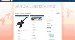 Desktop Screenshot of musicalinstruments4all.blogspot.com