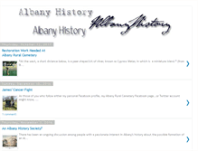 Tablet Screenshot of albanynyhistory.blogspot.com