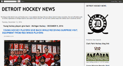 Desktop Screenshot of detroithockeynews.blogspot.com