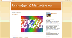 Desktop Screenshot of linguagensmarizete.blogspot.com