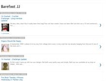 Tablet Screenshot of barefootjj.blogspot.com