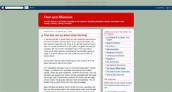 Desktop Screenshot of our912mission.blogspot.com