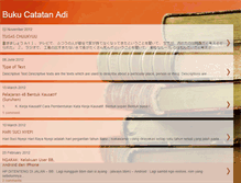Tablet Screenshot of bukucatatanadi.blogspot.com
