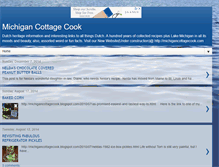 Tablet Screenshot of michigancottagecook.blogspot.com