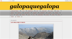 Desktop Screenshot of galopaquegalopa.blogspot.com