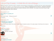 Tablet Screenshot of lifeinclay.blogspot.com