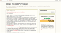 Desktop Screenshot of blogosocialportugues.blogspot.com