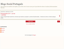 Tablet Screenshot of blogosocialportugues.blogspot.com