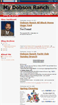 Mobile Screenshot of mydobsonranch.blogspot.com
