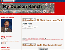 Tablet Screenshot of mydobsonranch.blogspot.com