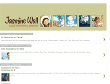 Tablet Screenshot of jasminewallillustration.blogspot.com