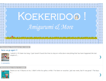 Tablet Screenshot of koekeridoo.blogspot.com