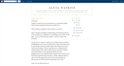 Desktop Screenshot of aliciawatkins.blogspot.com
