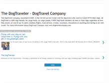 Tablet Screenshot of dogtravelcompany.blogspot.com