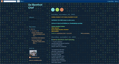 Desktop Screenshot of dabarefootchef.blogspot.com