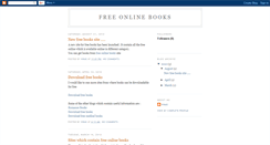 Desktop Screenshot of freeonlinebookss.blogspot.com