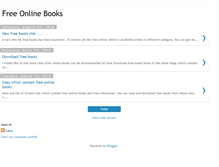 Tablet Screenshot of freeonlinebookss.blogspot.com