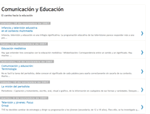 Tablet Screenshot of comunicaparaeducar.blogspot.com